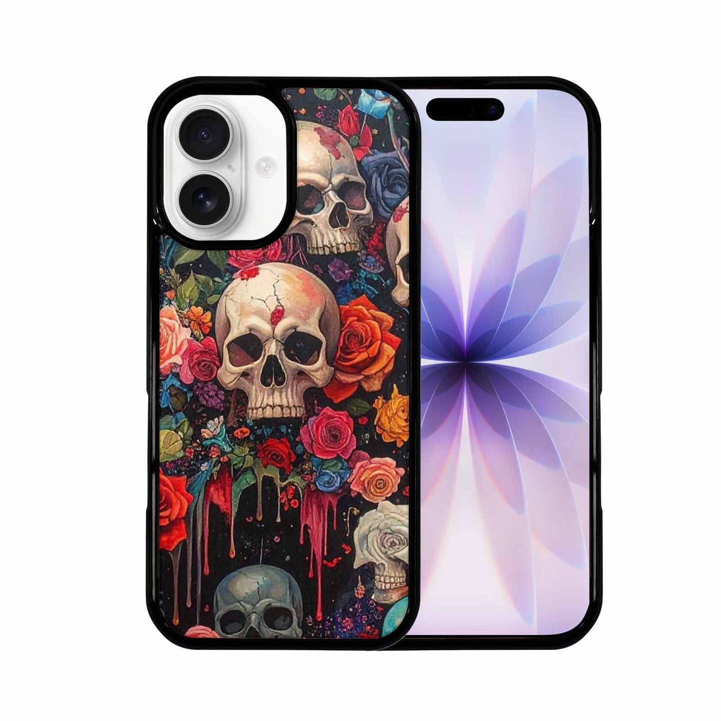 iPhone 17 Case — Skulls And Roses Skulls Gothic Skulls, Custom Print Case Cover