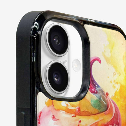 iPhone 16 Plus Case — Melting Icecream Collage Custom, Custom Made Phone Cover