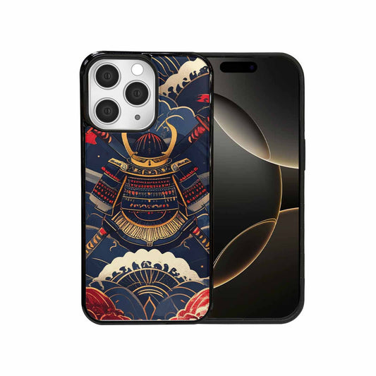 iPhone 15 Pro Max Case — Samurai Art Repeat Pattern, Original Design Phone Case