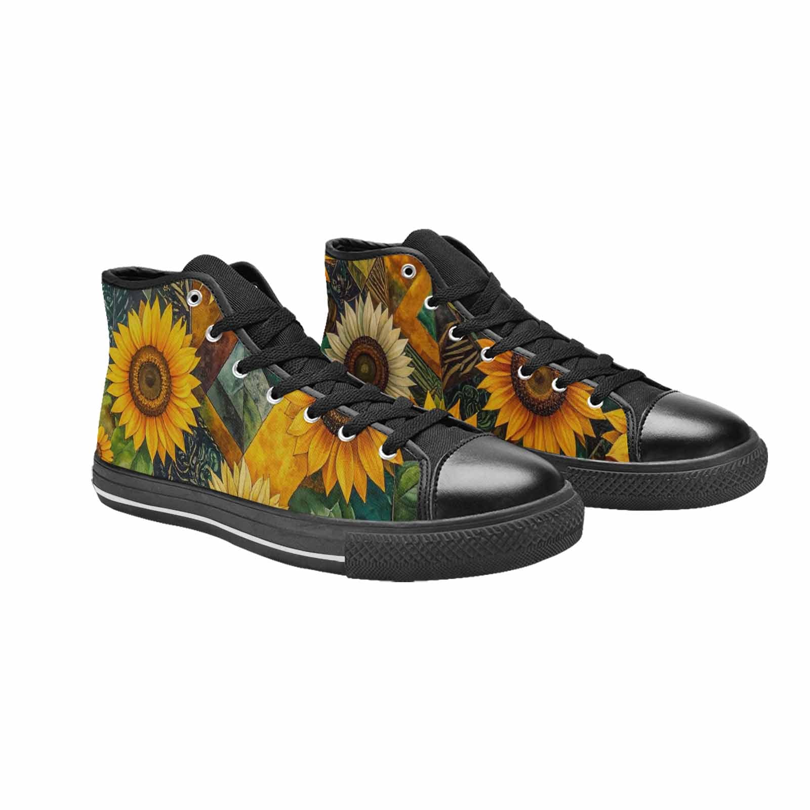 MEN'S Blend Melt Them High Top Canvas Neon Fantasy Custom Shoes