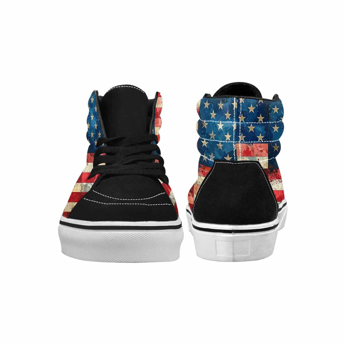 MEN'S American Flag Stars High Top Canvas Dreamcore Custom Shoes