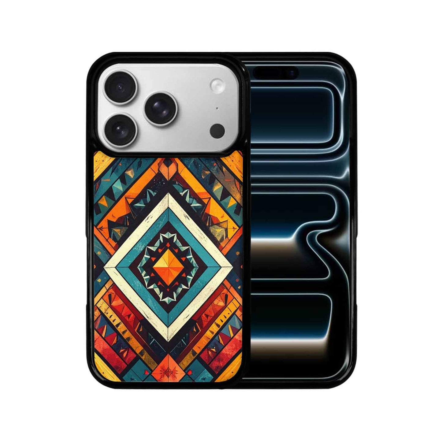 iPhone 17 Pro Case — Vintage Summer Diamond Retro Vintage, Custom Designed Case Cover