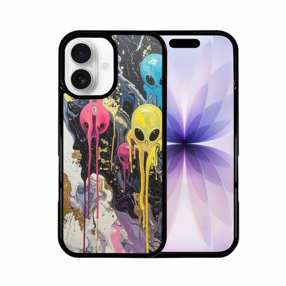 iPhone 17 Case — Aliens Marblemelting Aliens Pa Alien Scifi, Unique Phone Case Design