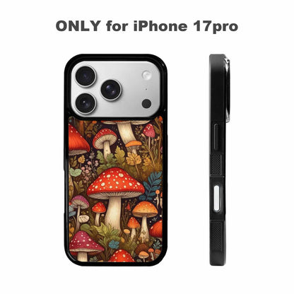 iPhone 17 Pro Case — Small Mushroom Pattern Randomly Varying Original, Original Design Phone Case