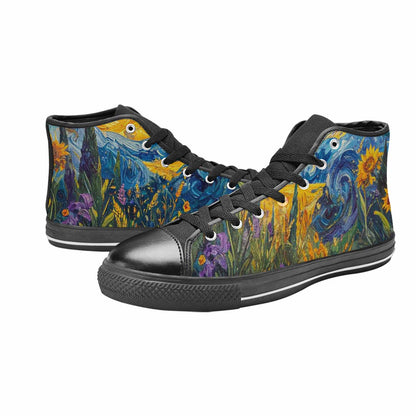 MEN'S Blend All Versions High Top Canvas Neon Fantasy Sneakers