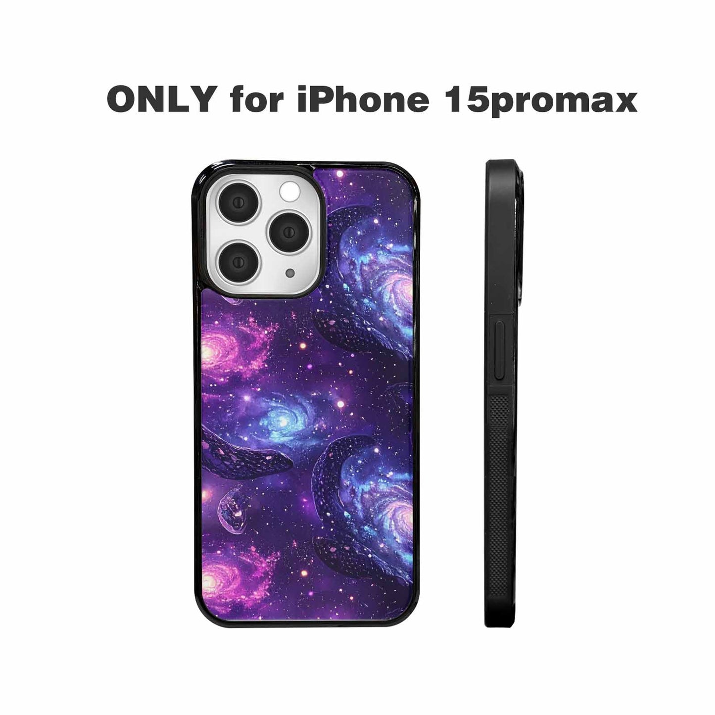 iPhone 15 Pro Max Case — Galaxy Snake Print Custom, Custom Art Phone Cover