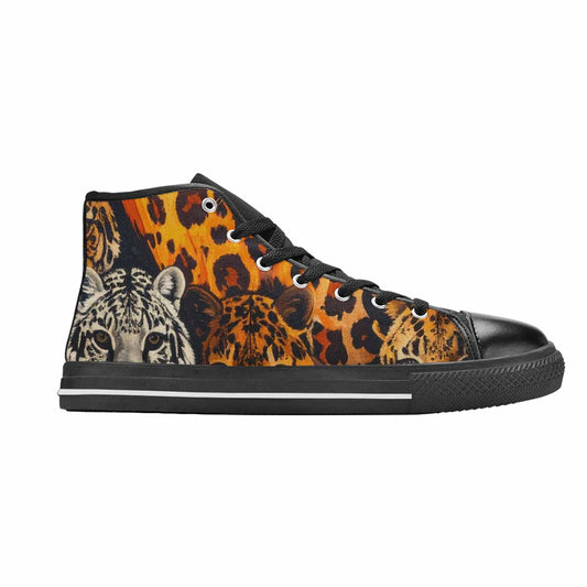 WOMEN'S Animal Print High Top Canvas Y2K Sneakers