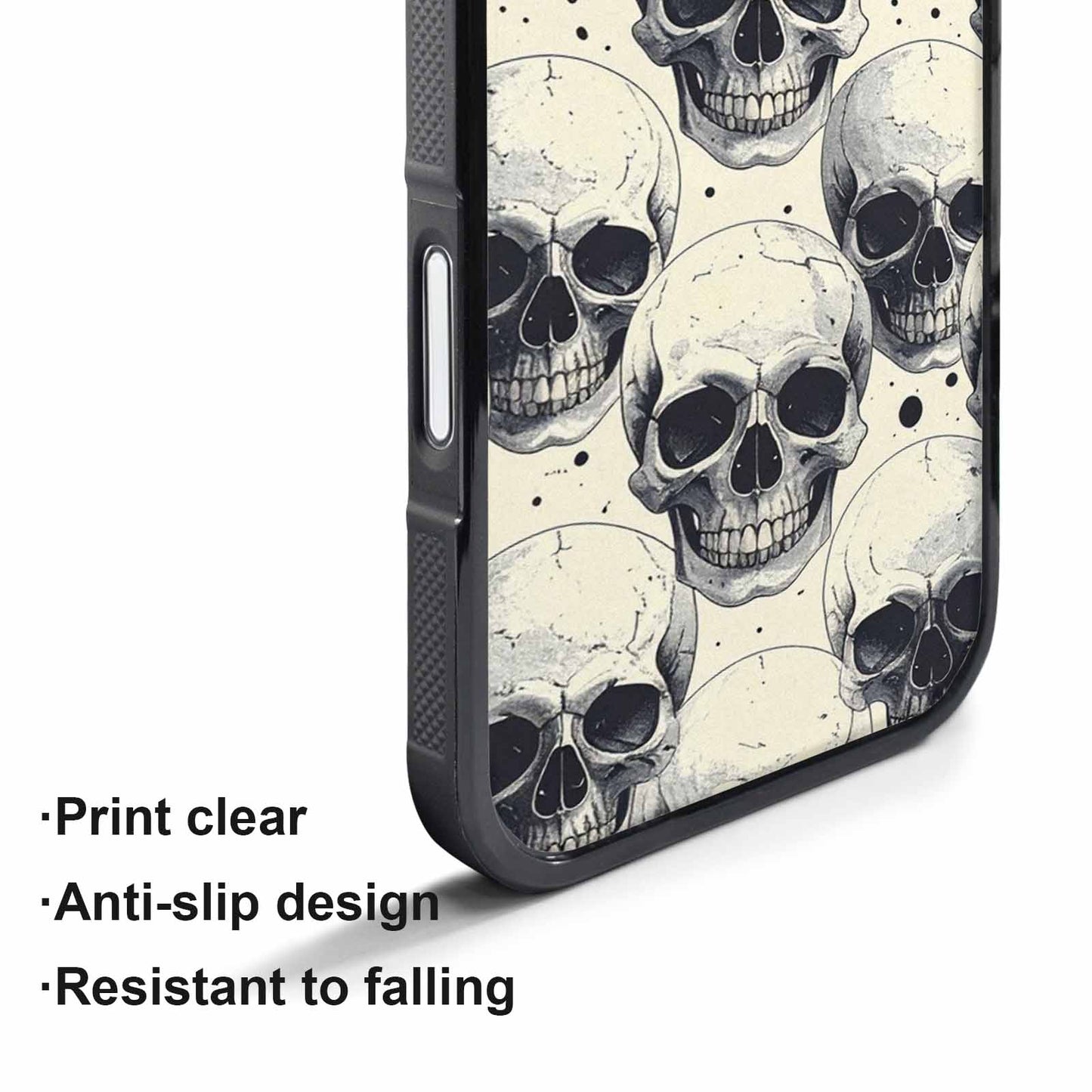 iPhone 17 Pro Case — Skull Dark Art Gothic Print Gothic, Custom Phone Case