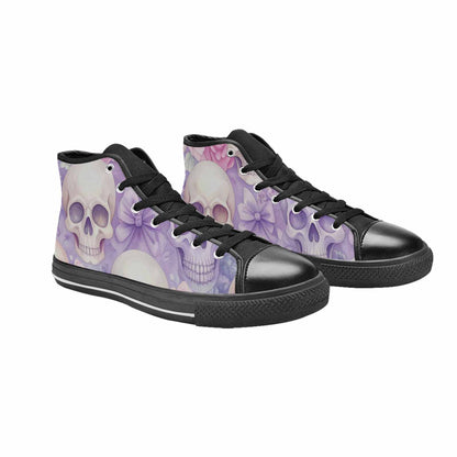 MEN'S Skulls - Pastel High Top Canvas Y2K Sneakers