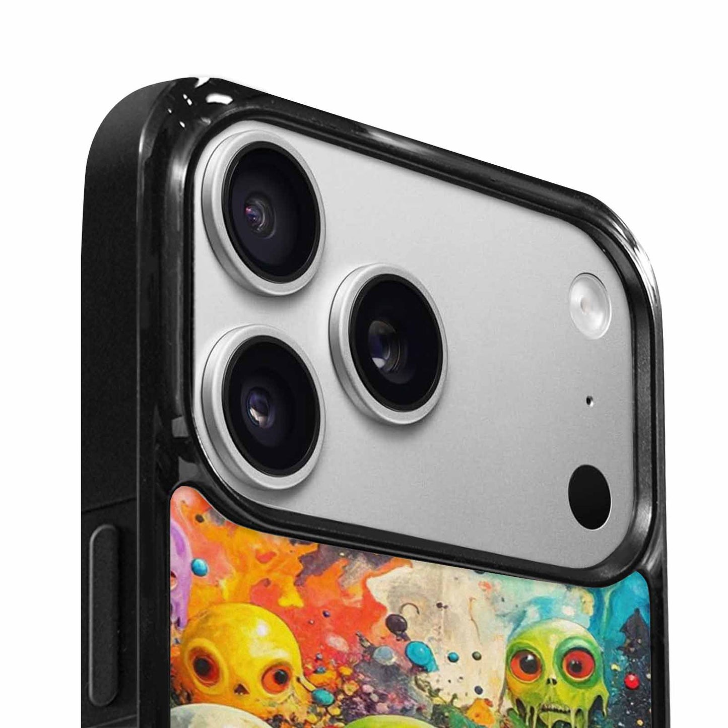 iPhone 17 Pro Case — Aliens Camomelting Aliens Patt Q9t Alien, Custom Print Case Cover