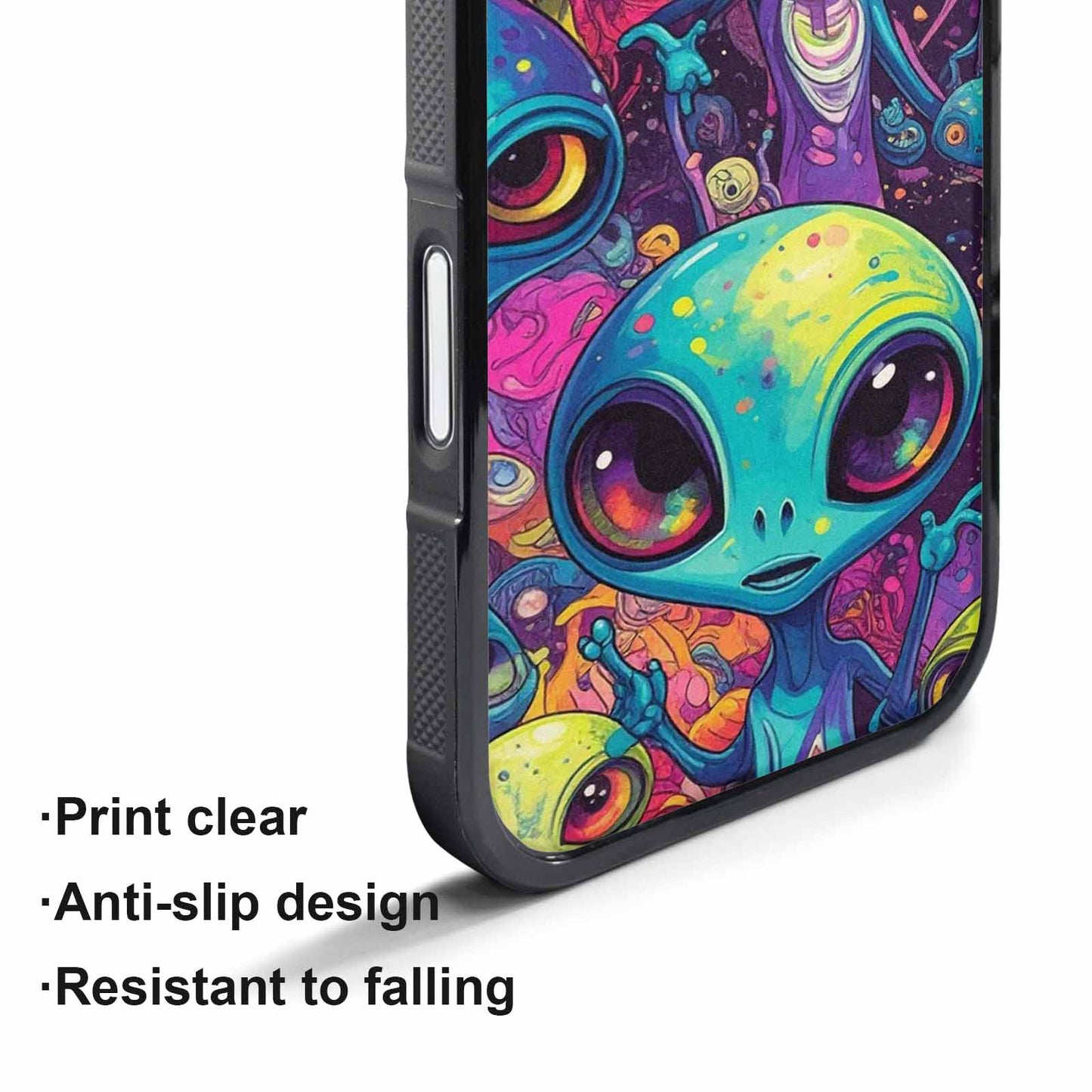iPhone 17 Pro Max Case — Cartoon Alien Characters Alien Scifi, Custom Made Phone Cover