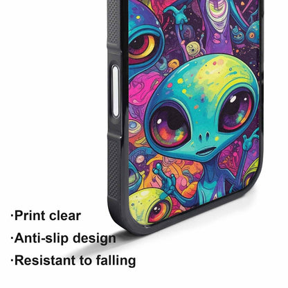 iPhone 17 Pro Max Case — Cartoon Alien Characters Alien Scifi, Custom Made Phone Cover