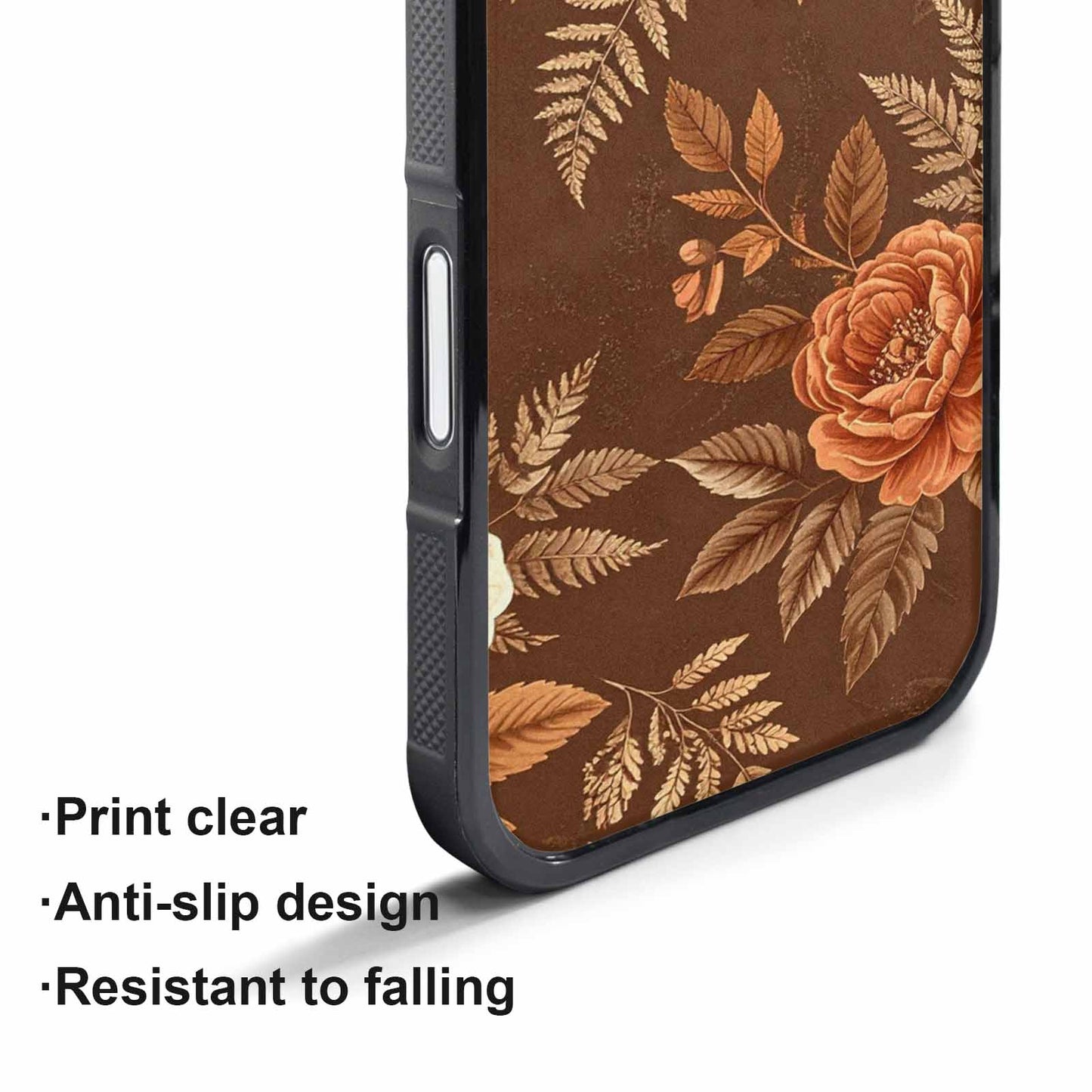 iPhone 17 Pro Max Case — Vintage Botanical Art Pattern Floral, Custom Phone Case
