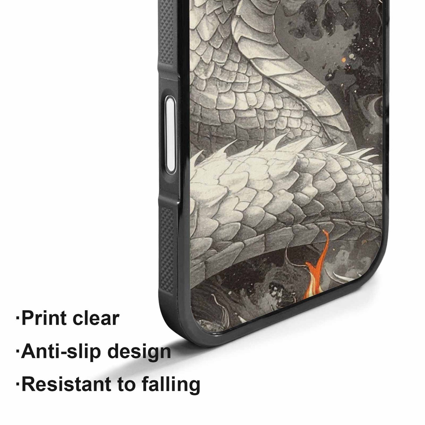 iPhone 17 Case — Retro Dragons Flame Retro Vintage, Custom Art Phone Cover