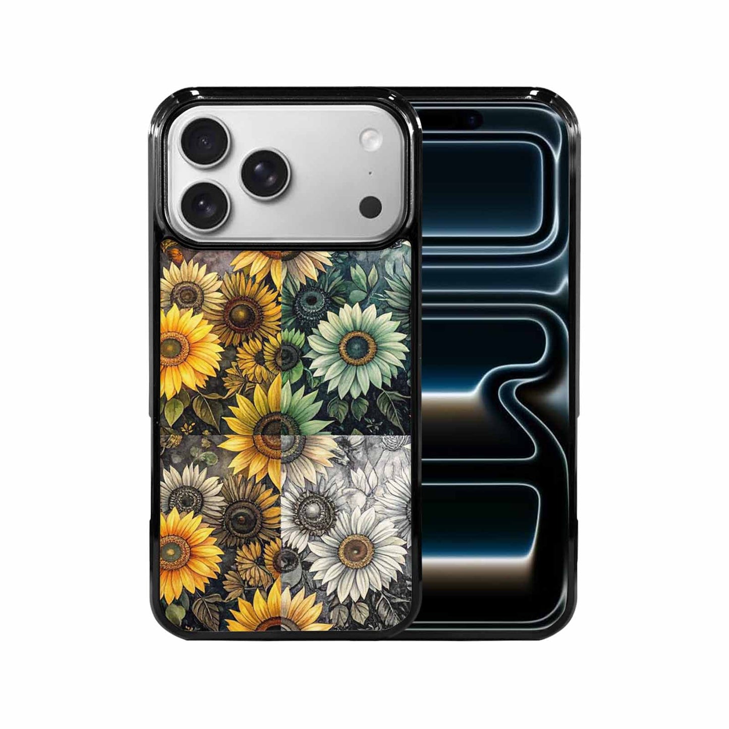 iPhone 17 Pro Max Case — Small Sunflower Pattern, Randomly Floral, Custom Phone Case