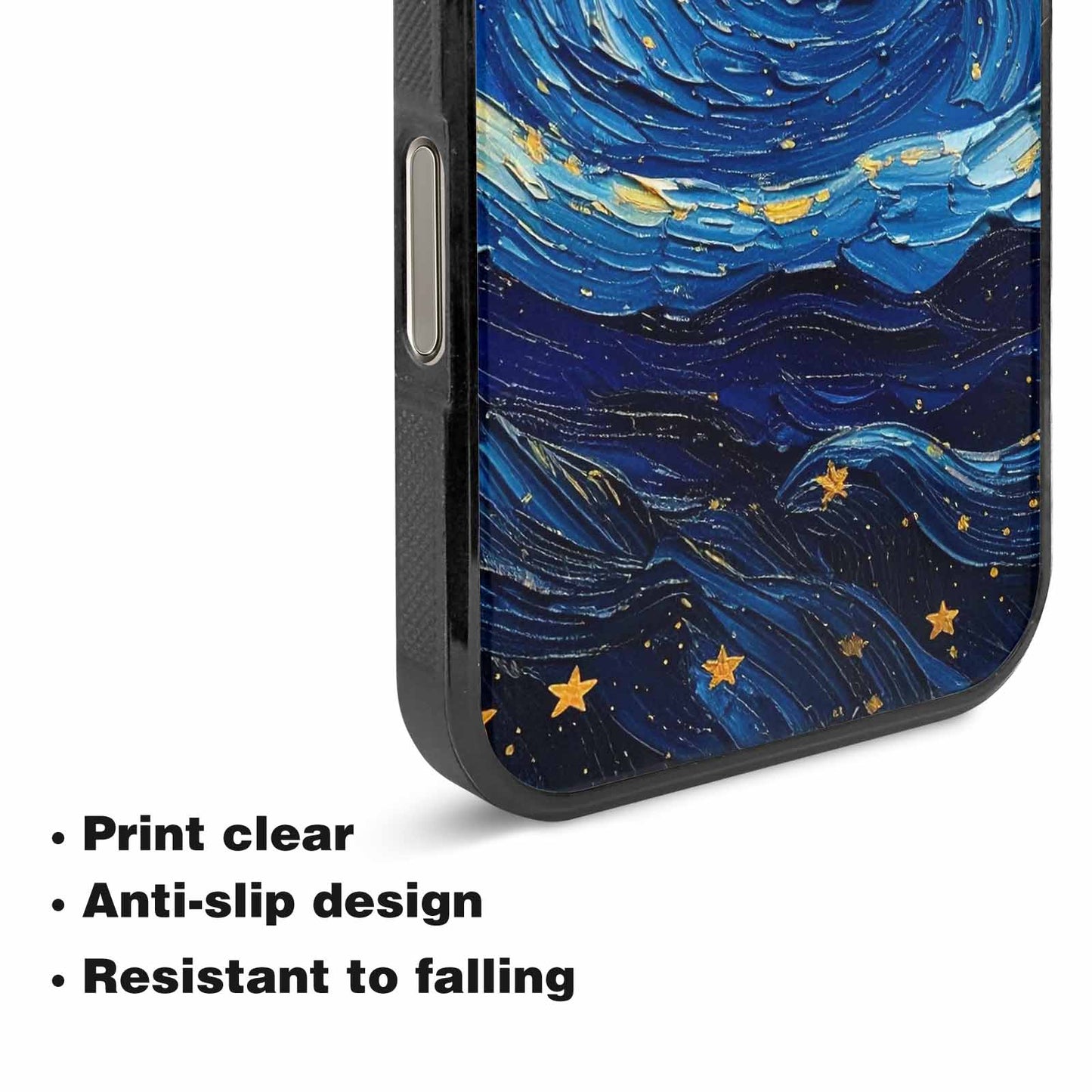 iPhone 16 Pro Max Case — Starry Night Galaxy Custom Personalized Phone, Custom Print Case Cover