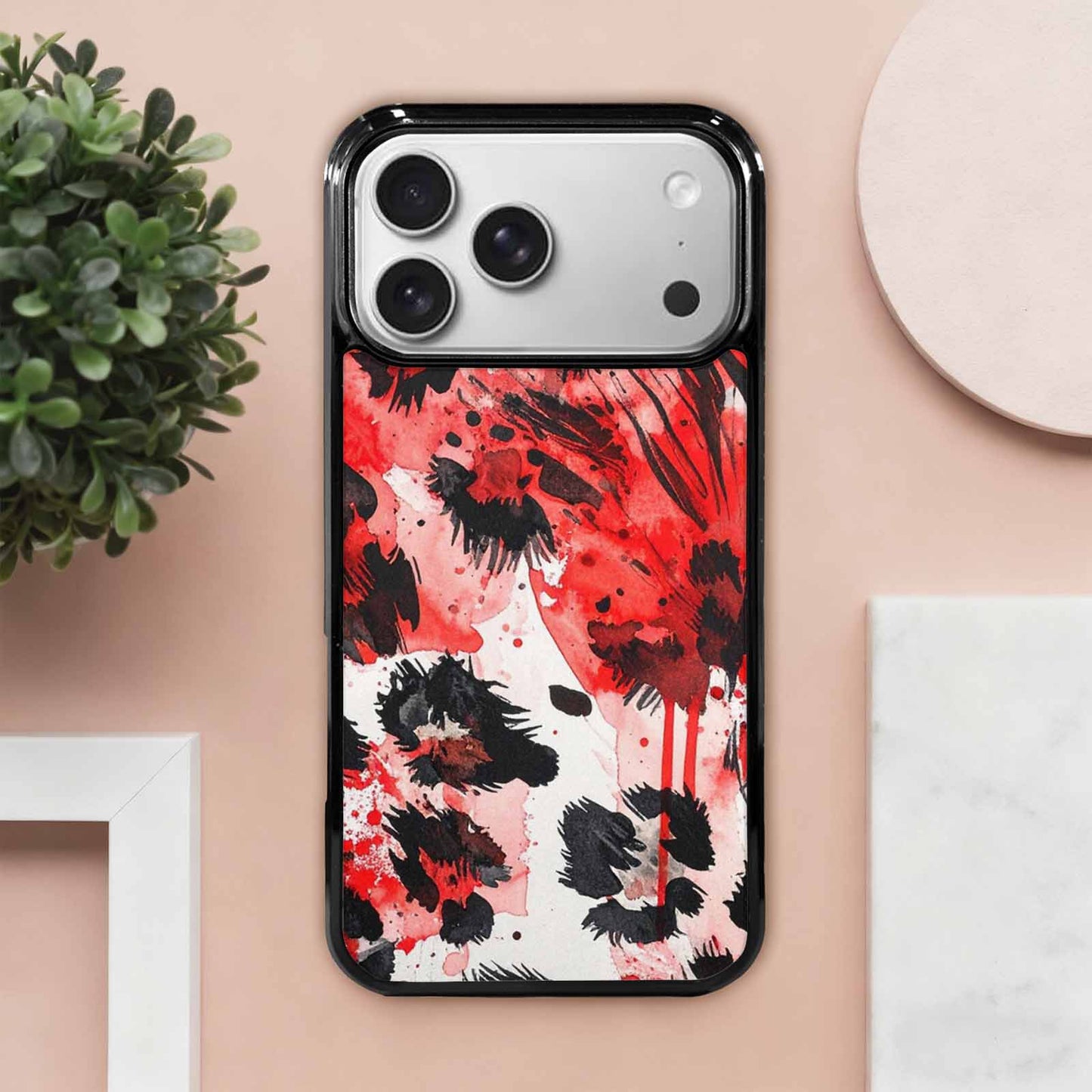 iPhone 17 Pro Max Case — Animal Print (black &amp; Animal Print, Original Design Phone Case