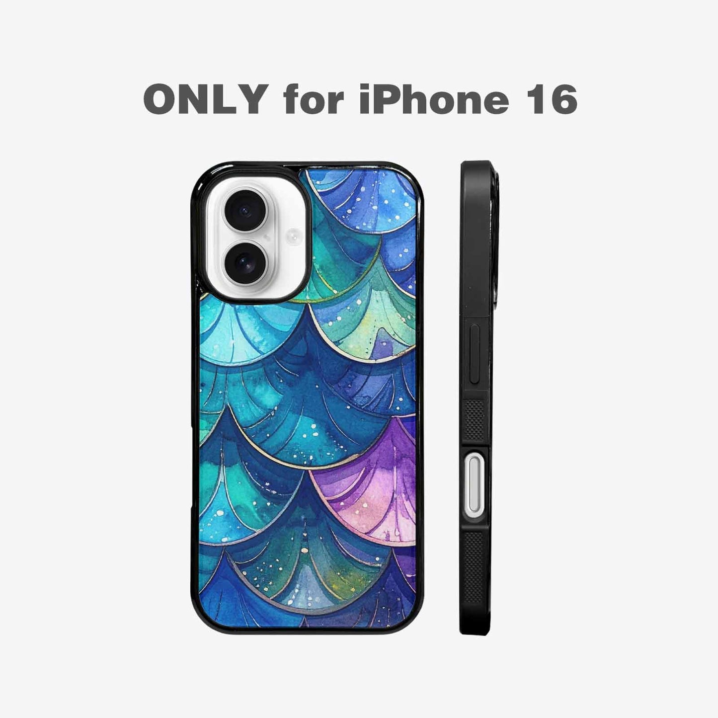 iPhone 16 Case — Mermaid Scale, Custom Phone Case