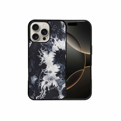 iPhone 16 Pro Max Case — Black White Animal Print, Custom Printed Phone Case