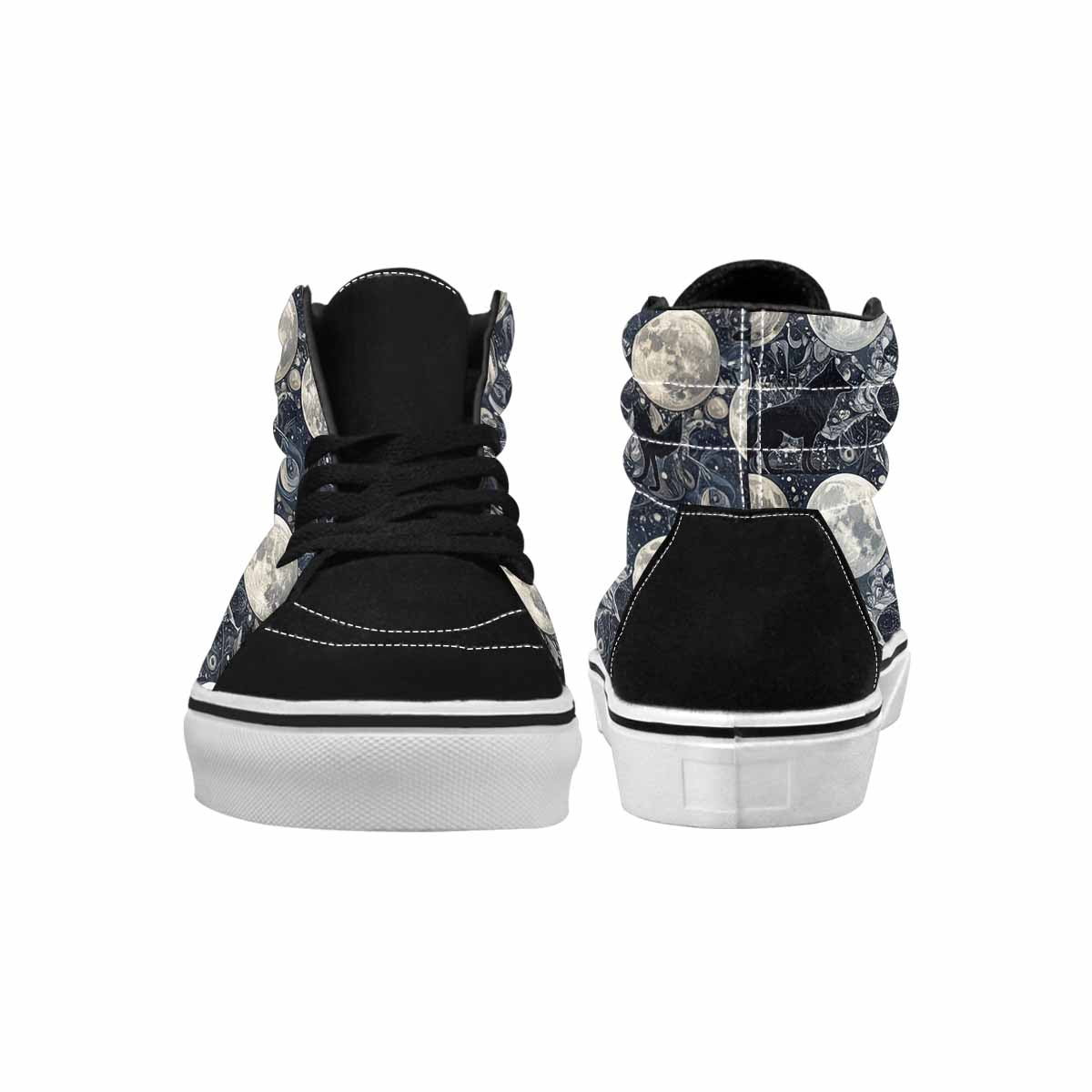 WOMEN'S Wolves Everywhere Collage High Top Canvas Aesthetic Sneakers