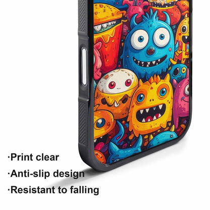 iPhone 17 Pro Case — Small Cartoon Monster Character Pattern Cartoon, Customized Protective Case