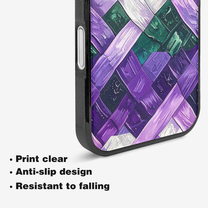 iPhone 16 Case — Genderqueer Flag Color Theme Small Rainbow, Custom Phone Case