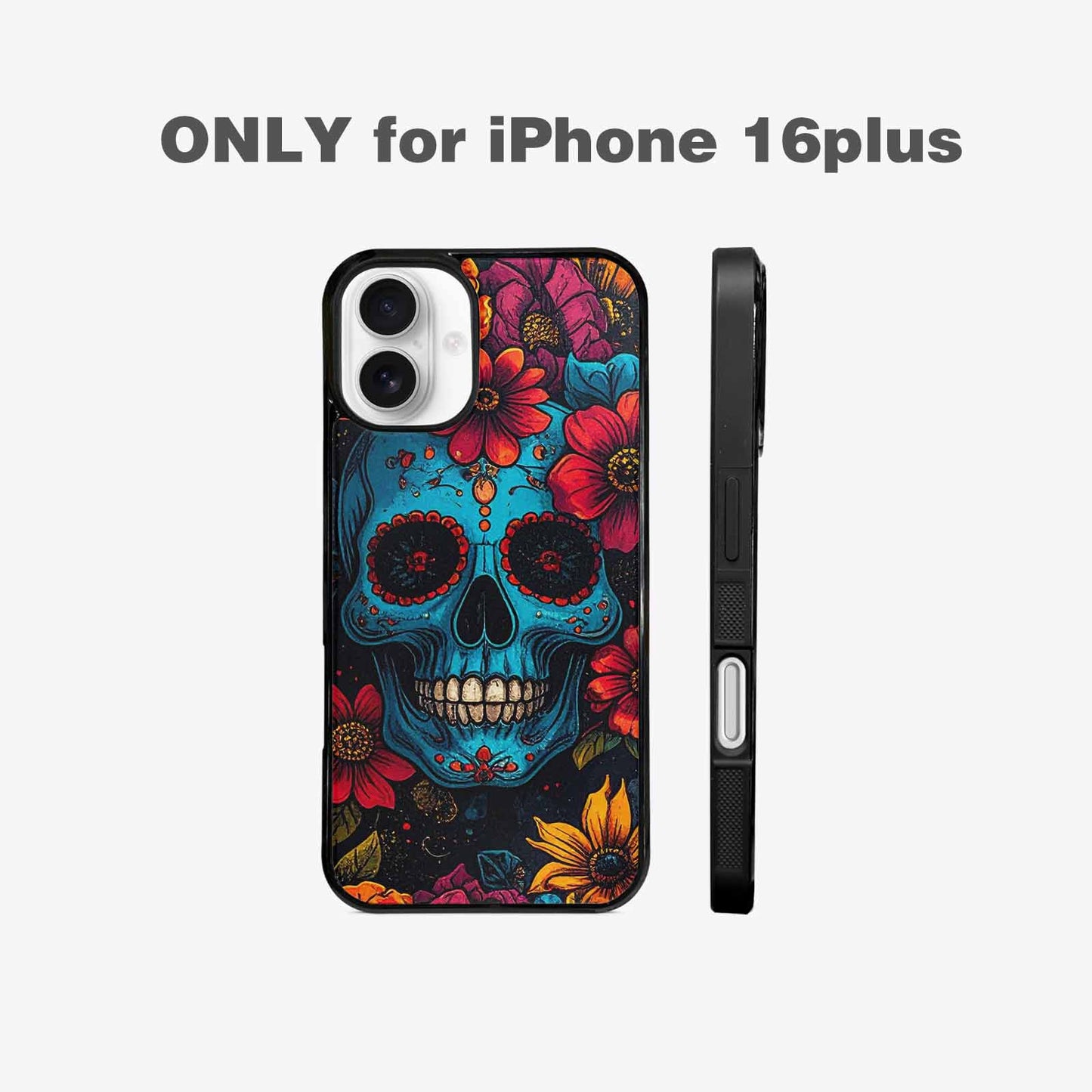 iPhone 16 Plus Case — Skulls, Custom Art Phone Cover