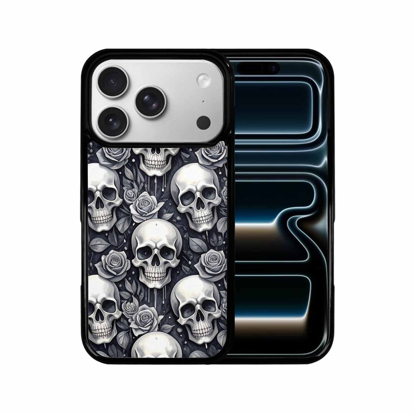 iPhone 17 Pro Case — Skull Dark Art Gothic Print Gothic, Custom Art Phone Cover