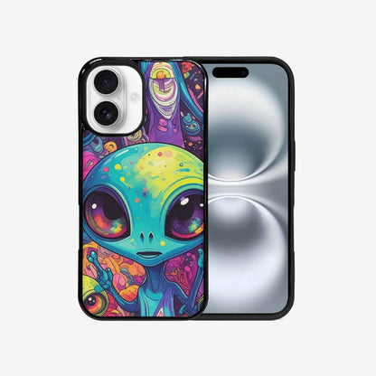 iPhone 16 Case — Cartoon Alien Characters Personalized Phone Cover, Custom Made Phone Cover