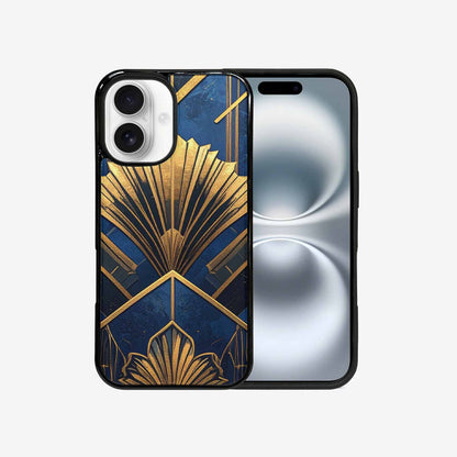 iPhone 16 Case — Art Deco Illustration Pattern, Custom Art Phone Cover