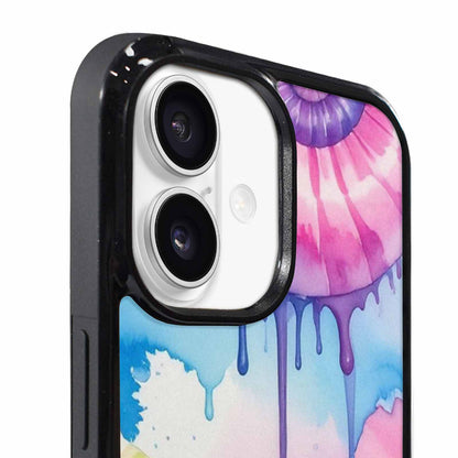 iPhone 17 Case — Dripping Tie Dye Spiral Custom Tie, Custom Print Case Cover