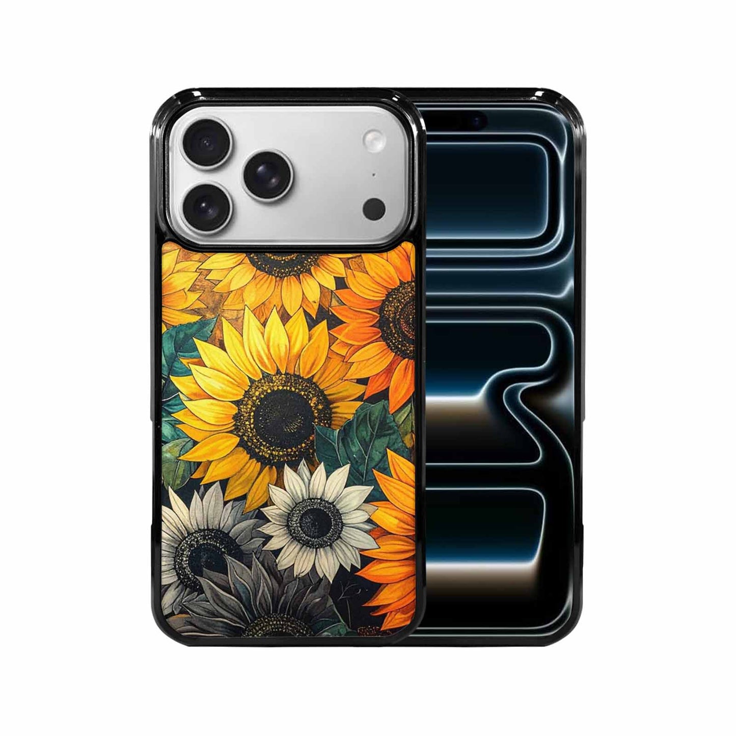 iPhone 17 Pro Max Case — Blend Melt Them Together Floral, Custom Made Phone Cover