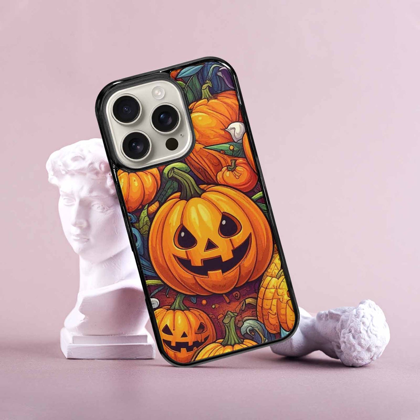 iPhone 16 Pro Case — Halloween Art Print Edge To Edge, Custom Art Phone Cover