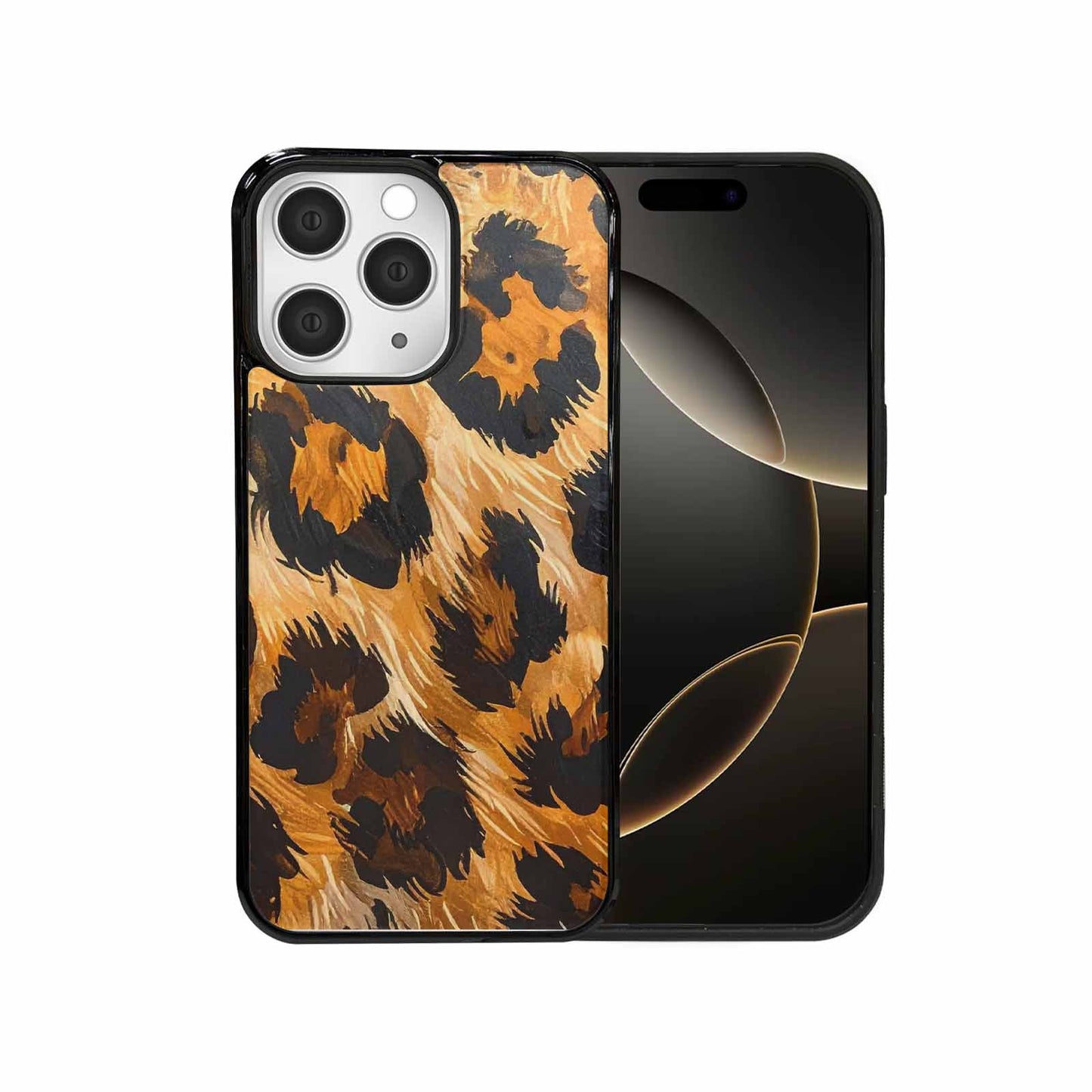 iPhone 15 Pro Max Case — Leopard Soft Airbrush Gradient, Custom Made Phone Cover