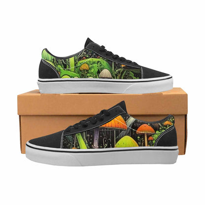 WOMEN'S Rainbow Drip Mushrooms Lace-Up Canvas Y2K Shoes