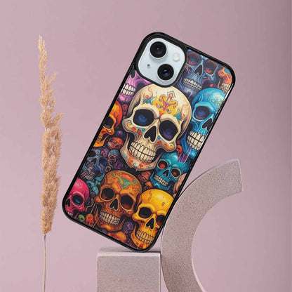 iPhone 15 Plus Case — Skulls General Skulls Pattern, Custom Art Phone Cover