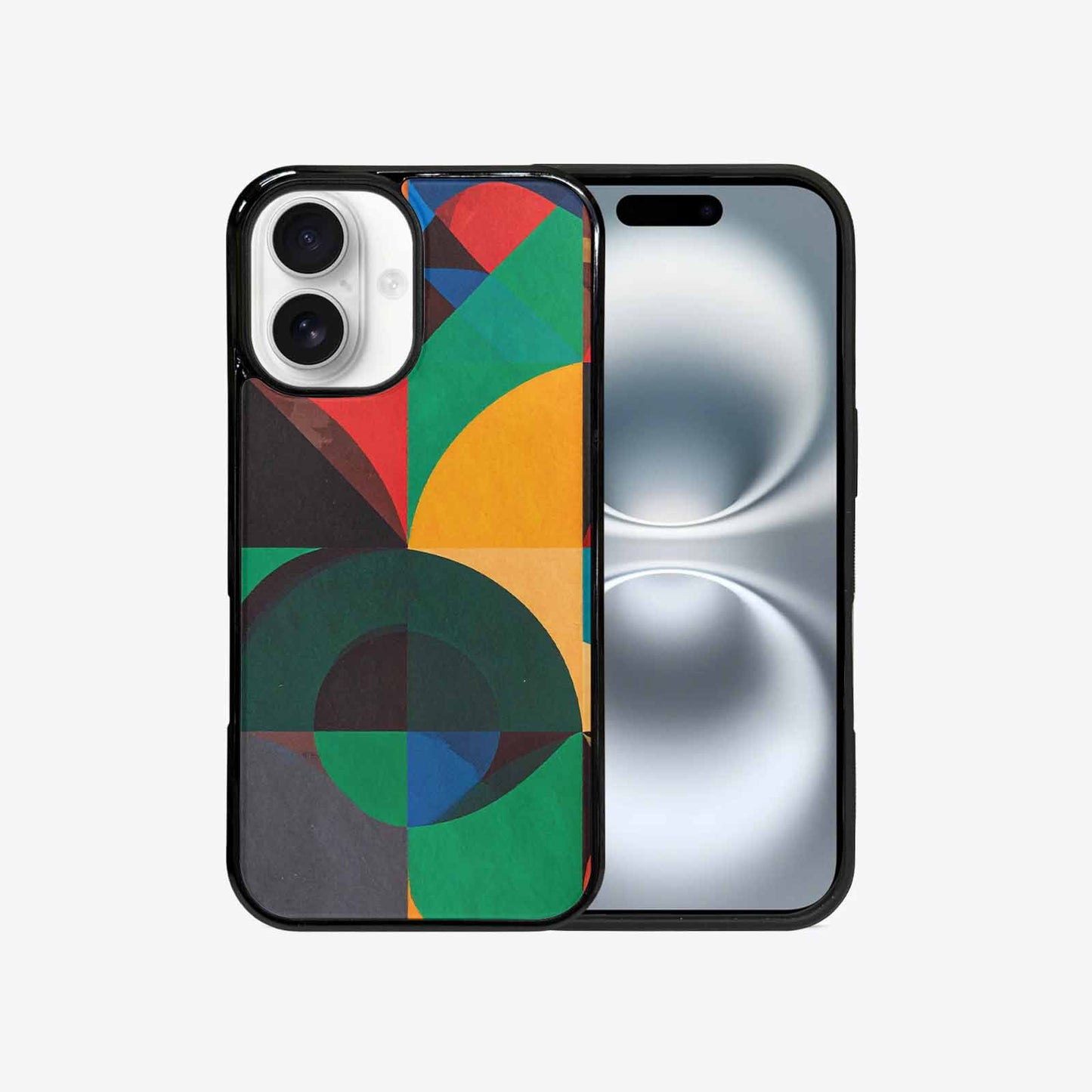 iPhone 16 Case — 1990s Memphis Art Pattern, Custom Phone Case