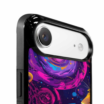 iPhone 17 Air Case — Leopard Print Galaxy Seamless Pattern Animal, Custom Print Case Cover