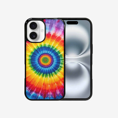 iPhone 16 Case — A1 Fly Rainbow Spiral Tie Dye, Personalized Phone Case