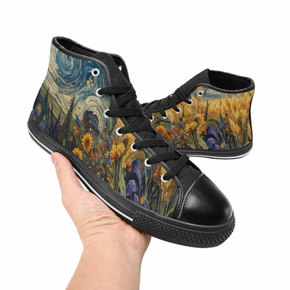 MEN'S Blend All Versions High Top Canvas Grunge Custom Sneakers