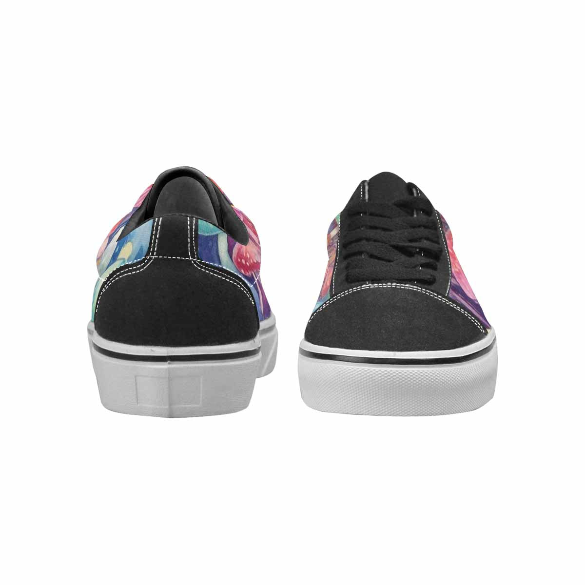 WOMEN'S Mushrooms  Tie Dye Lace-Up Canvas Grunge Shoes