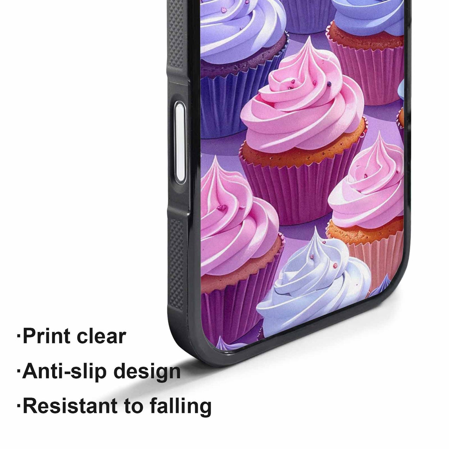 iPhone 17 Pro Max Case — Chrome Retro Cupcake Retro Vintage, Personalized Phone Case