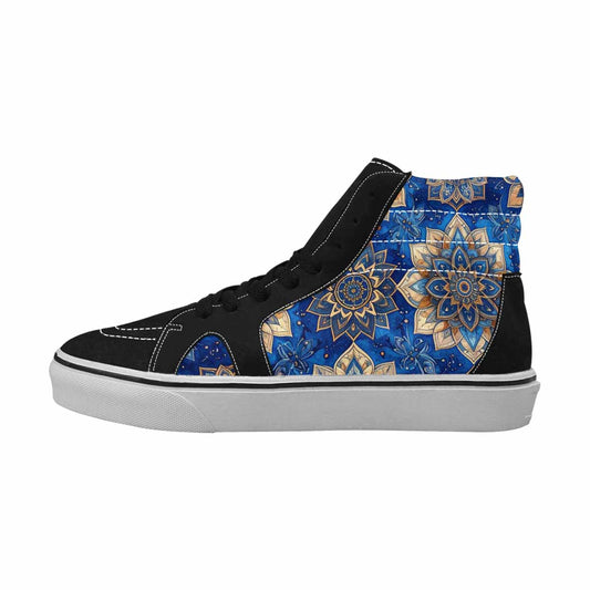 MEN'S Mandala High Top Canvas Grunge Custom Shoes