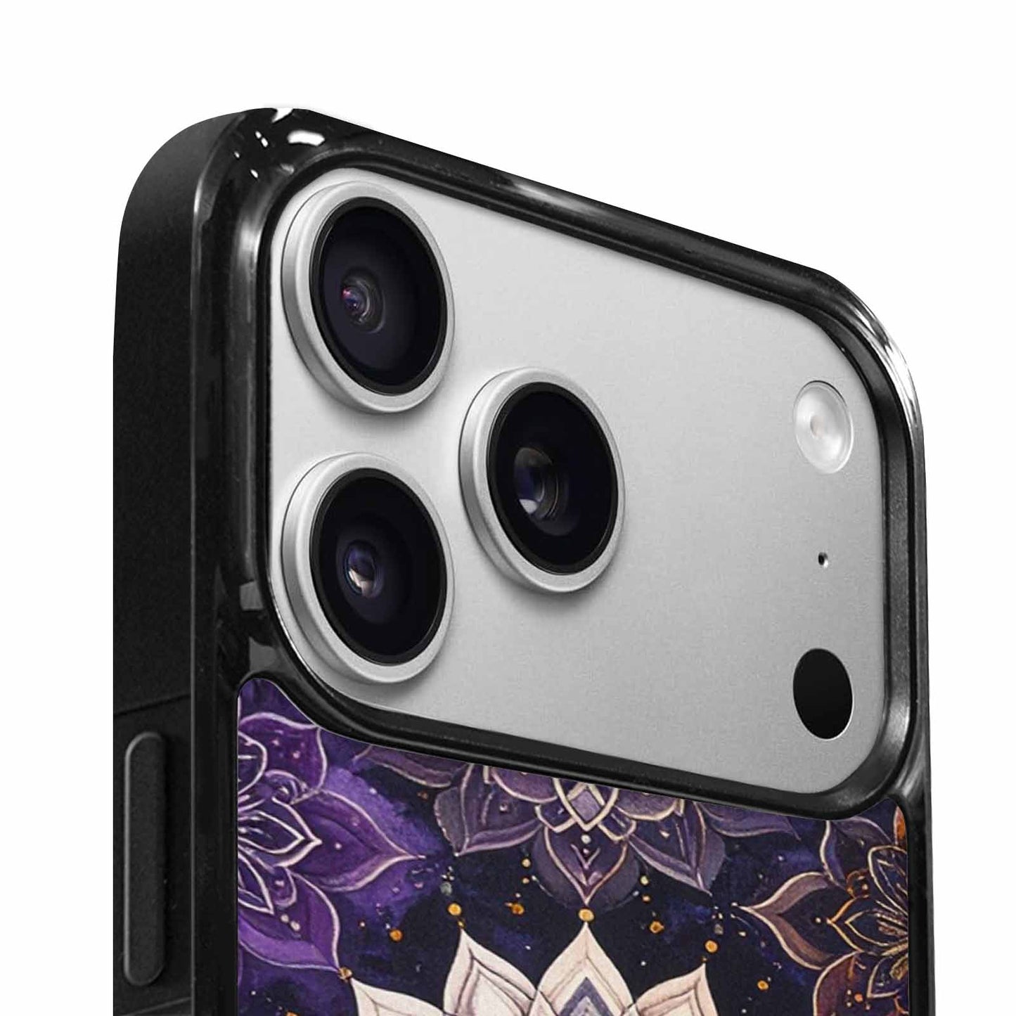 iPhone 17 Pro Case — Small Mandala Pattern Randomly Varying Floral, Custom Designed Case Cover