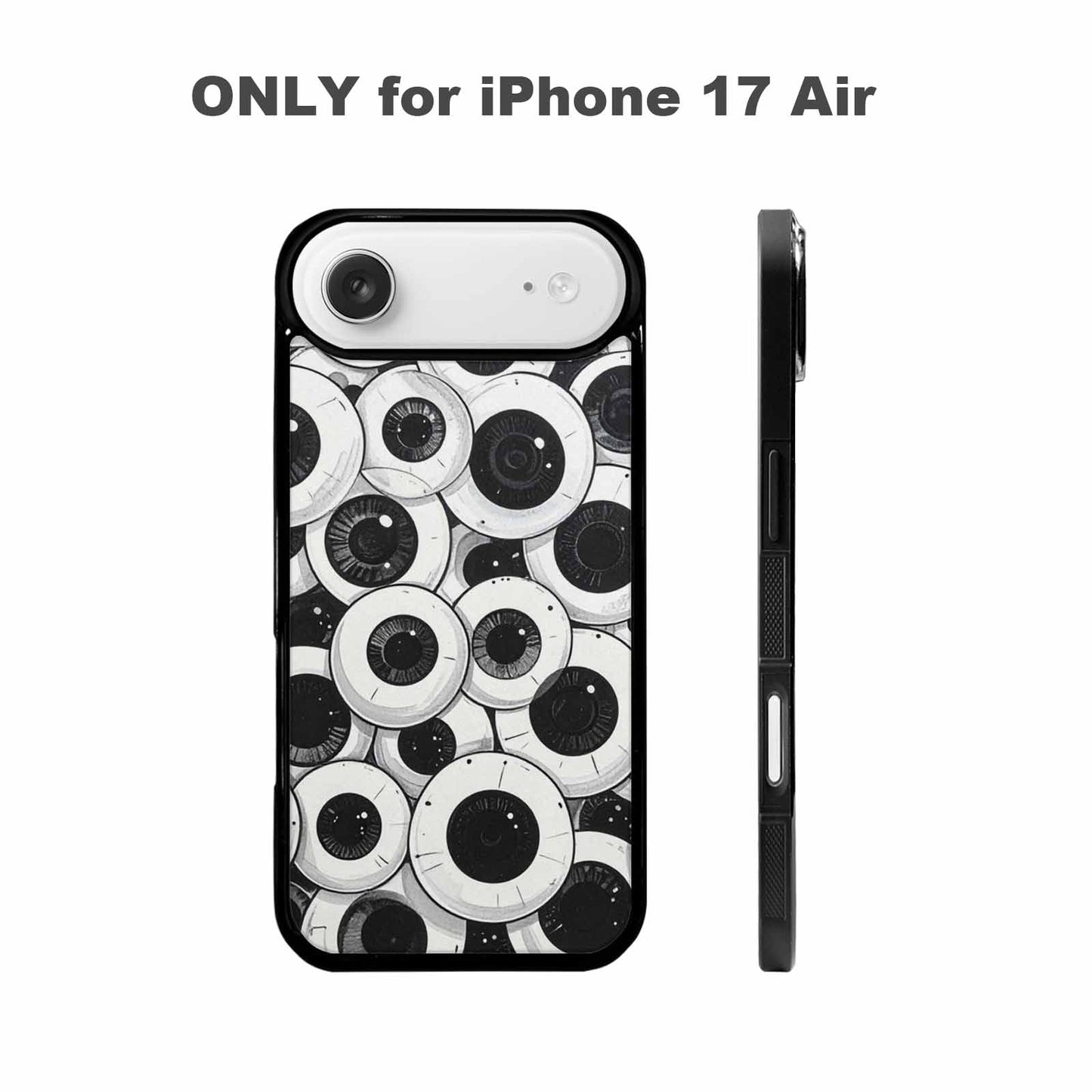 iPhone 17 Air Case — Googly Cartoon Eyeballs Cartoon Cute, Custom Made Phone Cover