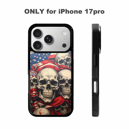 iPhone 17 Pro Case — Skull Dark Art Gothic Print Gothic, Custom Designed Case Cover