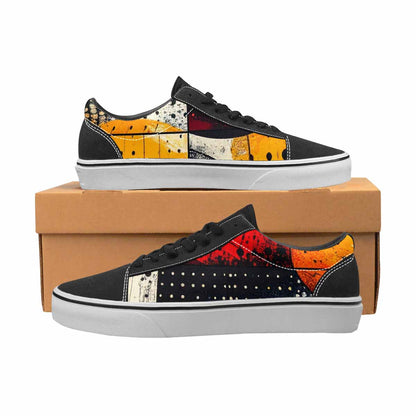 WOMEN'S Comic Book Halftone Canvas Lace-Up Vivid Shoes