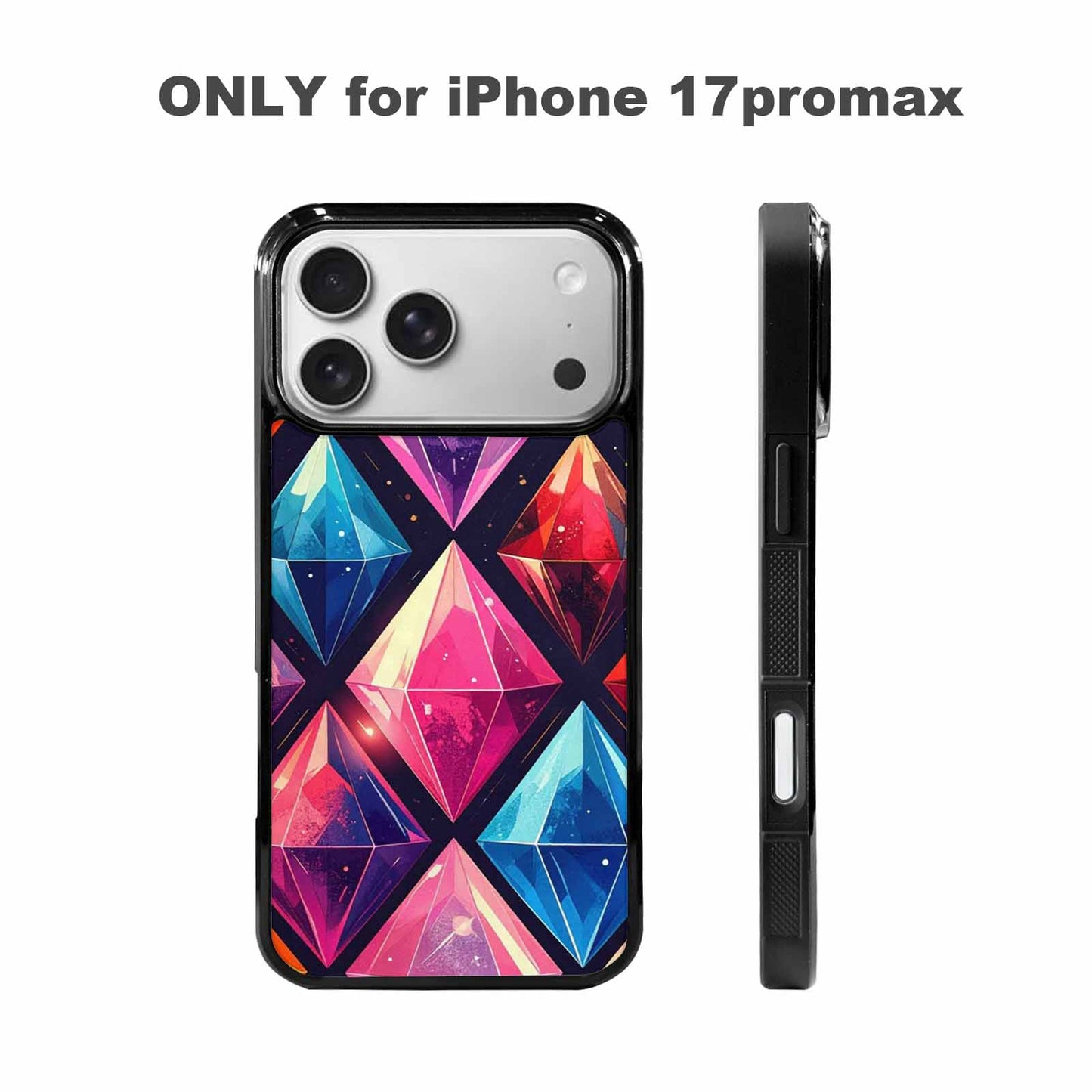 iPhone 17 Pro Max Case — Vintage Summer Diamond Retro Vintage, Unique Phone Case Design