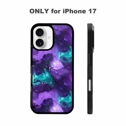 iPhone 17 Case — Seamless Tileable Pattern Of Galaxy Space, Custom Printed Phone Case