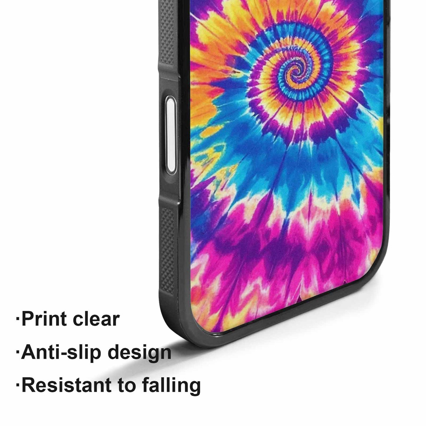 iPhone 17 Case — Tie Dye Spiral Tie Dye, Custom Printed Phone Case